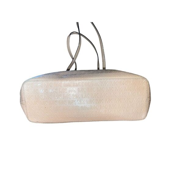 Michael Kors Jet Set Travel Small Leather Carryall Tote Bag blush tan - Picture 4 of 9